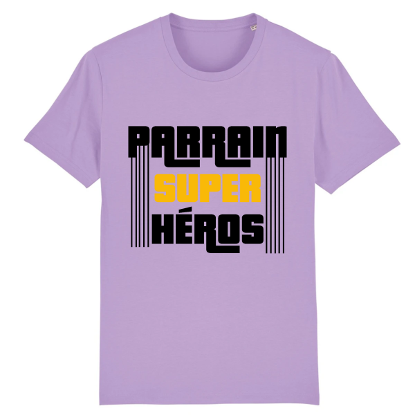 t-shirt parrain super heros