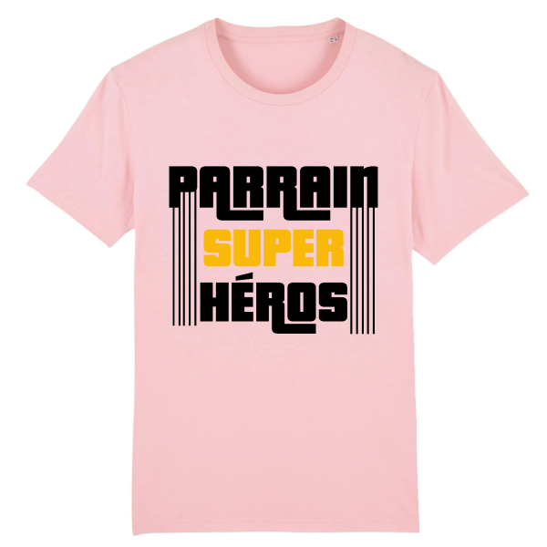 t-shirt parrain super heros