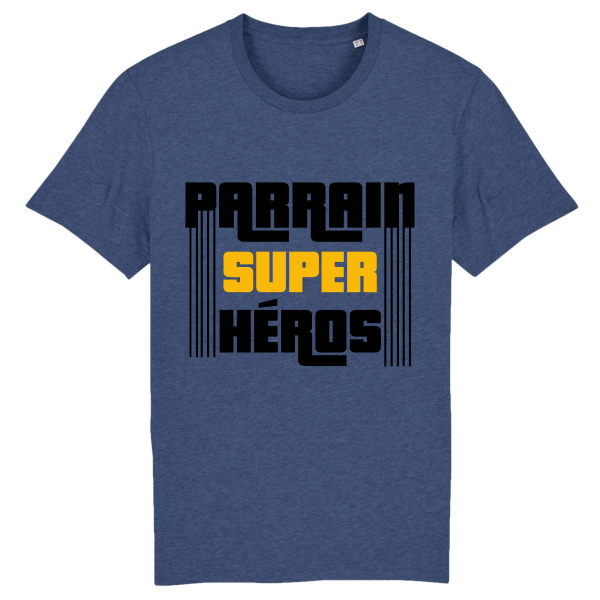 t-shirt parrain super heros