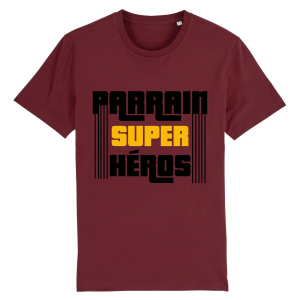 t shirt parrain super heros 8