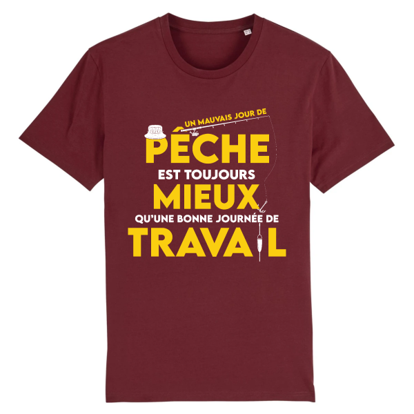 t-shirt pecheur humoristique