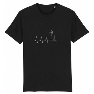 t-shirt pere-fils, electrocardiogramme t-shirt pere-fils, electrocardiogramme