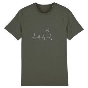 t-shirt pere-fils, electrocardiogramme t-shirt pere-fils, electrocardiogramme