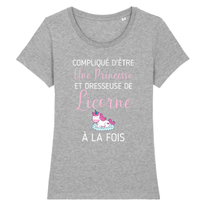 t-shirt princesse et dresseuse de licorne t-shirt princesse et dresseuse de licorne