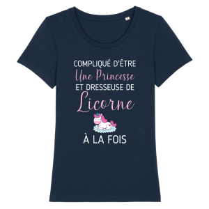 t-shirt princesse et dresseuse de licorne 2 t shirt princesse et dresseuse de licorne 3