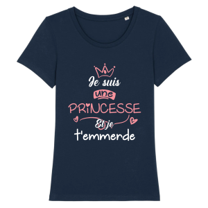 t-shirt princesse et je t'emmerde 4 t shirt princesse et je temmerde 5