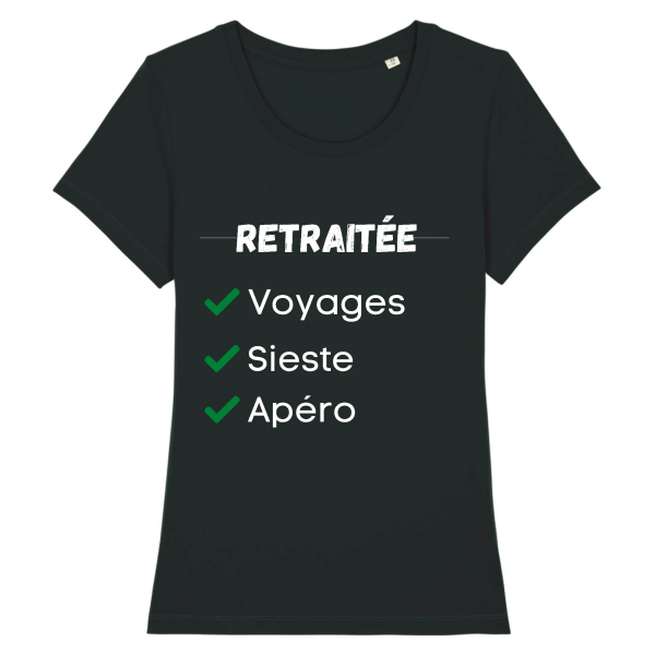 t-shirt retraitee femme