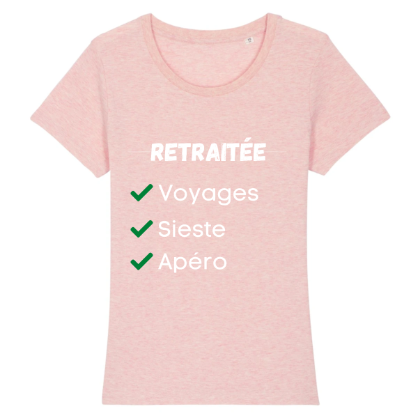 t-shirt retraitee femme