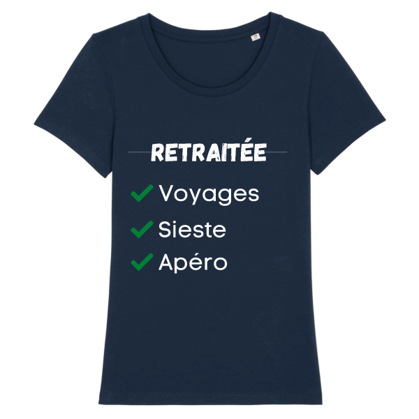 t-shirt retraitee femme