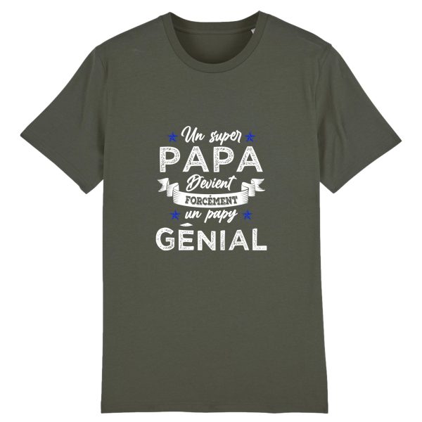 t-shirt super papy, papa genial