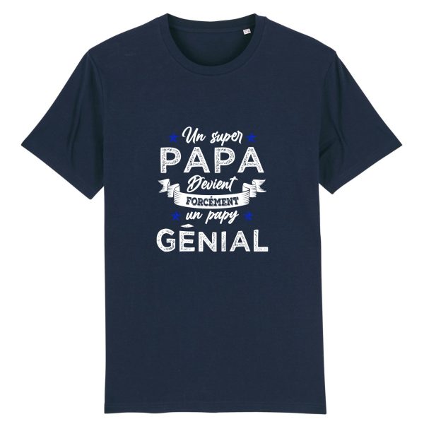 t-shirt super papy, papa genial