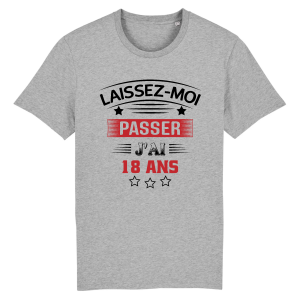 tee shirt 18 ans laissez moi passer 3