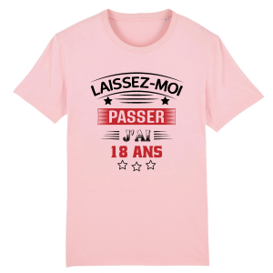 tee shirt 18 ans laissez moi passer 7