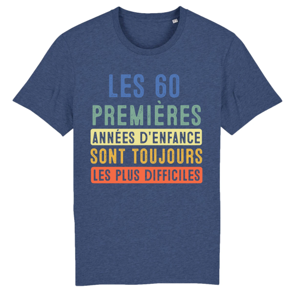 tee-shirt 60 ans humour