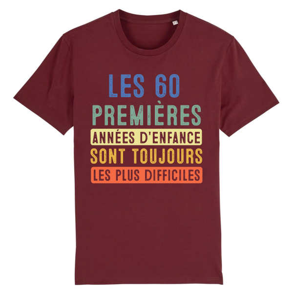 tee-shirt 60 ans humour