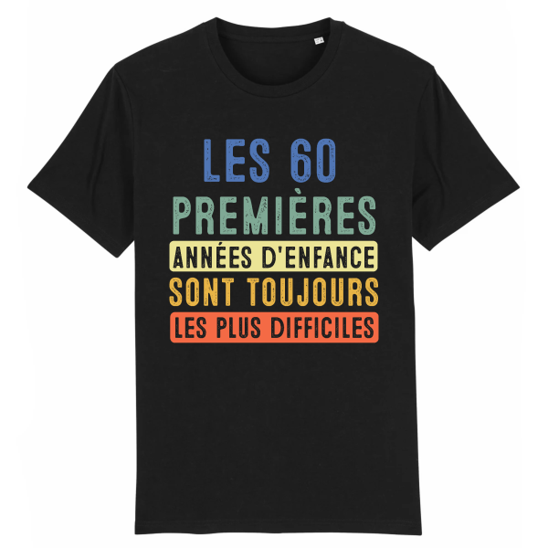 tee-shirt 60 ans humour