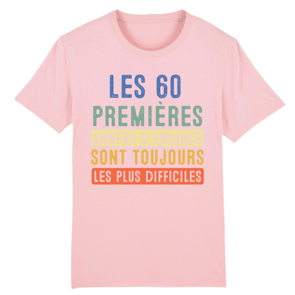 tee-shirt 60 ans humour