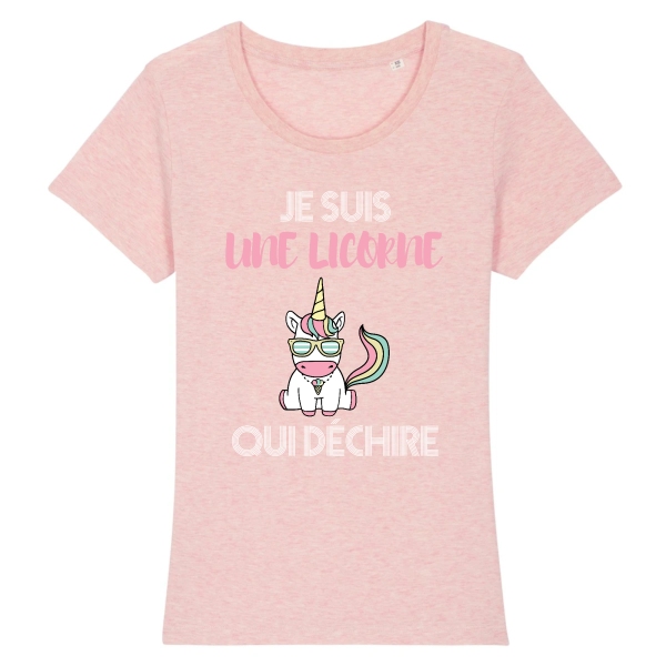 tee-shirt licorne qui dechire