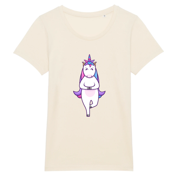 tee-shirt licorne yoga