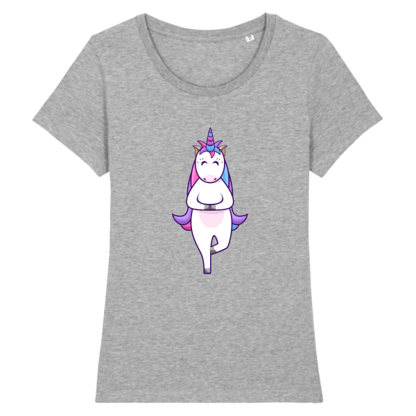 tee-shirt licorne yoga