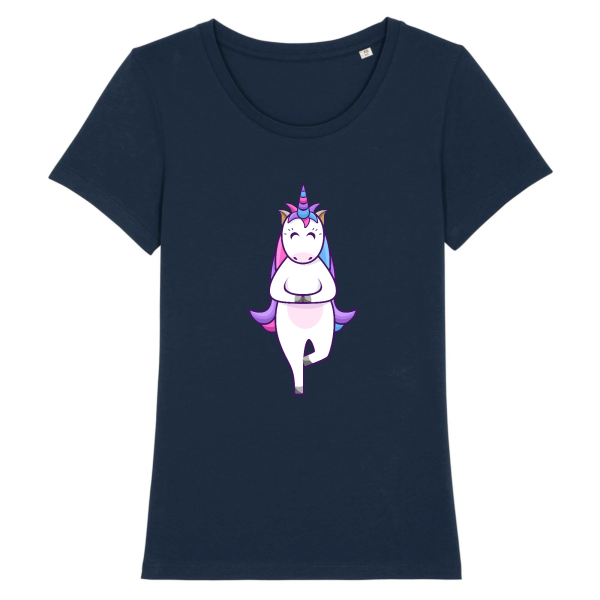 tee-shirt licorne yoga