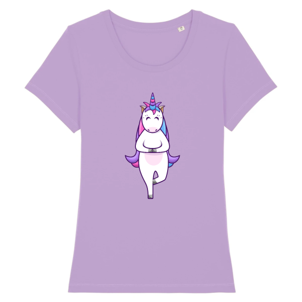 tee-shirt licorne yoga