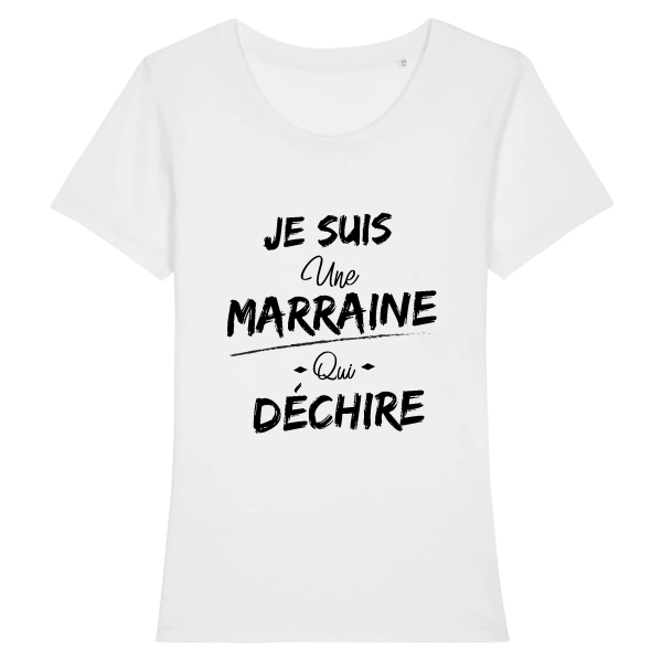 tee-shirt marraine qui dechire