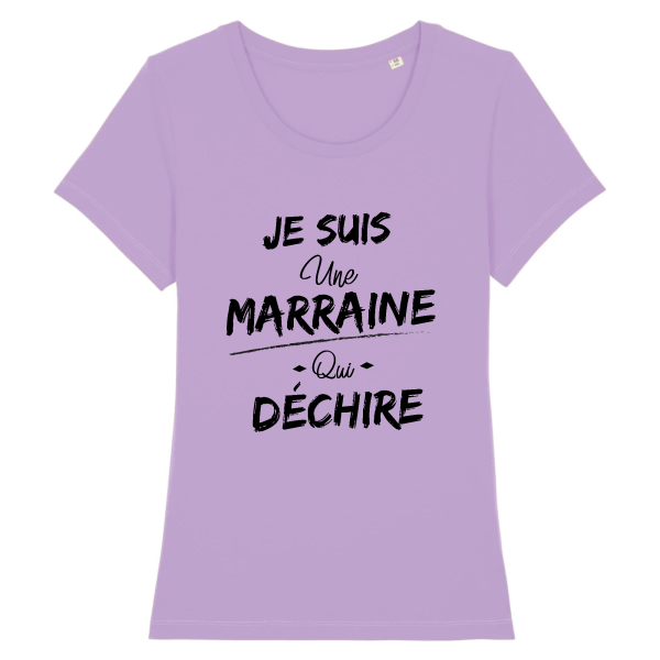 tee-shirt marraine qui dechire