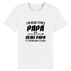 tee-shirt papa et beau papa idee cadeau beau-pere tee-shirt papa et beau papa idee cadeau beau-pere