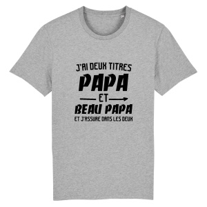 tee shirt papa et beau papa idee cadeau beau pere 5