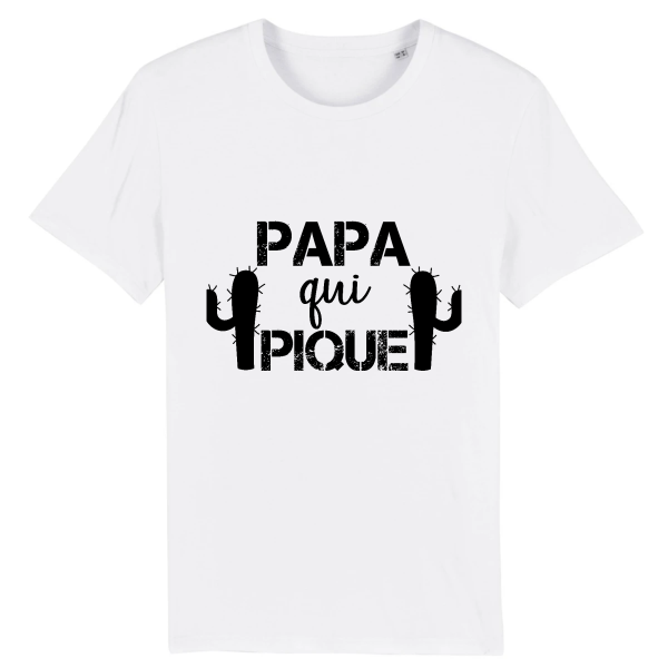 tee-shirt papa qui pique, humour barbu