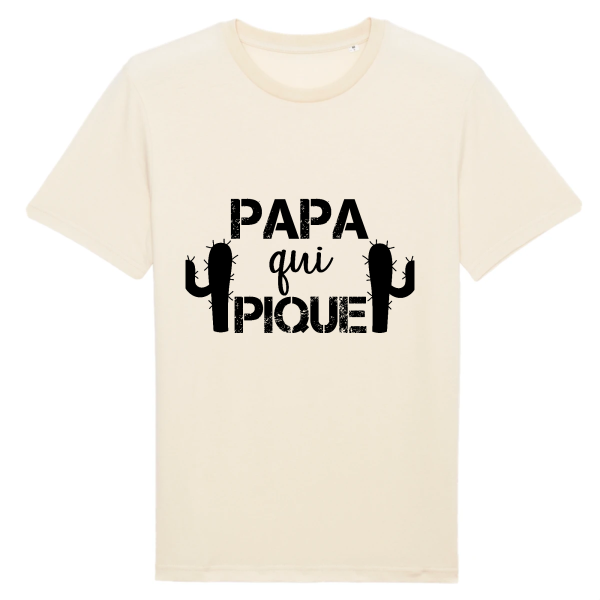 tee-shirt papa qui pique, humour barbu