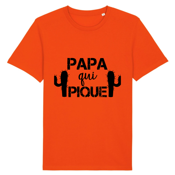 tee-shirt papa qui pique, humour barbu