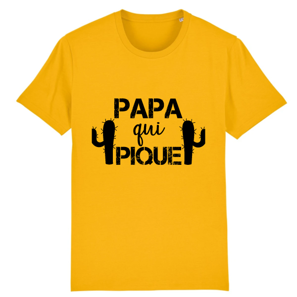 tee-shirt papa qui pique, humour barbu