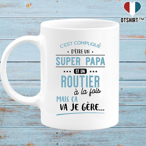 Mug super papa et routier