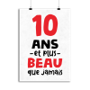Affiche 10 ans et plus beau