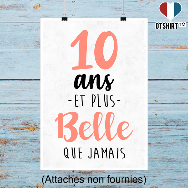 Affiche 10 ans et plus belle que jamais