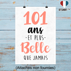 Affiche 101 ans et plus belle que jamais