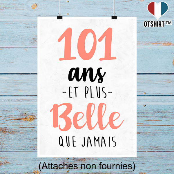 Affiche 101 ans et plus belle que jamais