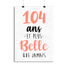 Affiche 104 ans et plus belle que jamais