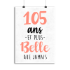 Affiche 105 ans et plus belle que jamais