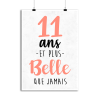 Affiche 11 ans et plus belle que jamais