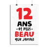 Affiche 12 ans et plus beau