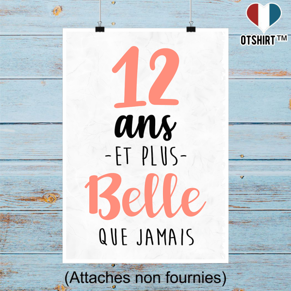 Affiche 12 ans et plus belle que jamais