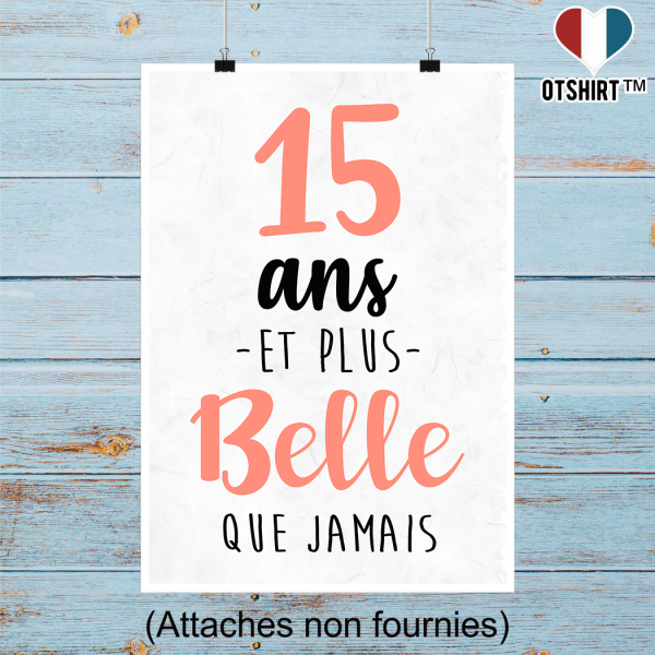 Affiche 15 ans et plus belle que jamais