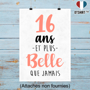 Affiche 16 ans et plus belle que jamais Affiche 16 ans et plus belle que jamais