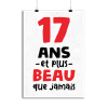Affiche 17 ans et plus beau