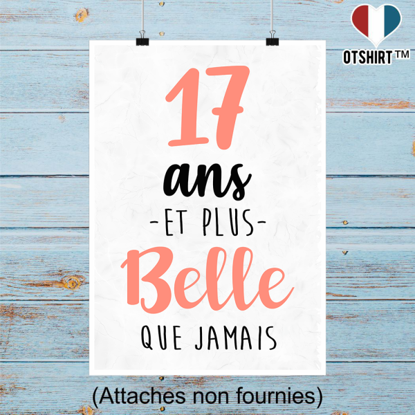 Affiche 17 ans et plus belle que jamais