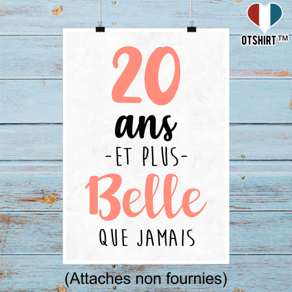 Affiche 20 ans et plus belle que jamais