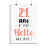 Affiche 21 ans et plus belle que jamais